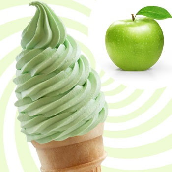 پودر بستنی سیب سبز